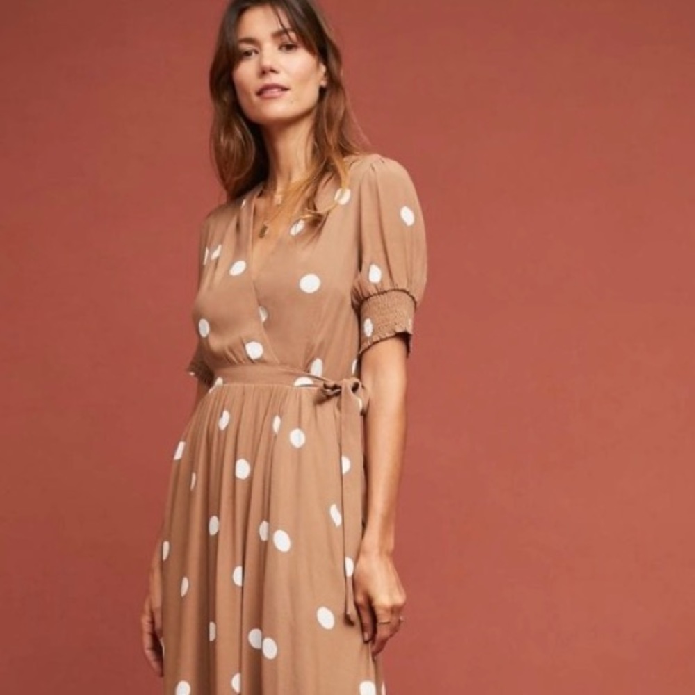 Anthropologie Maeve Polka dot dress in size 12 nwt